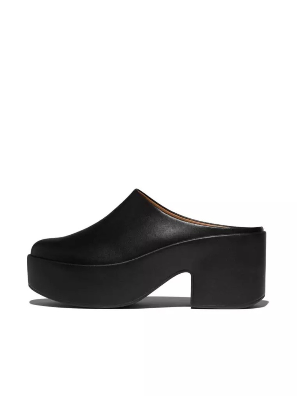 Fitflop Black Platform Clog Mule